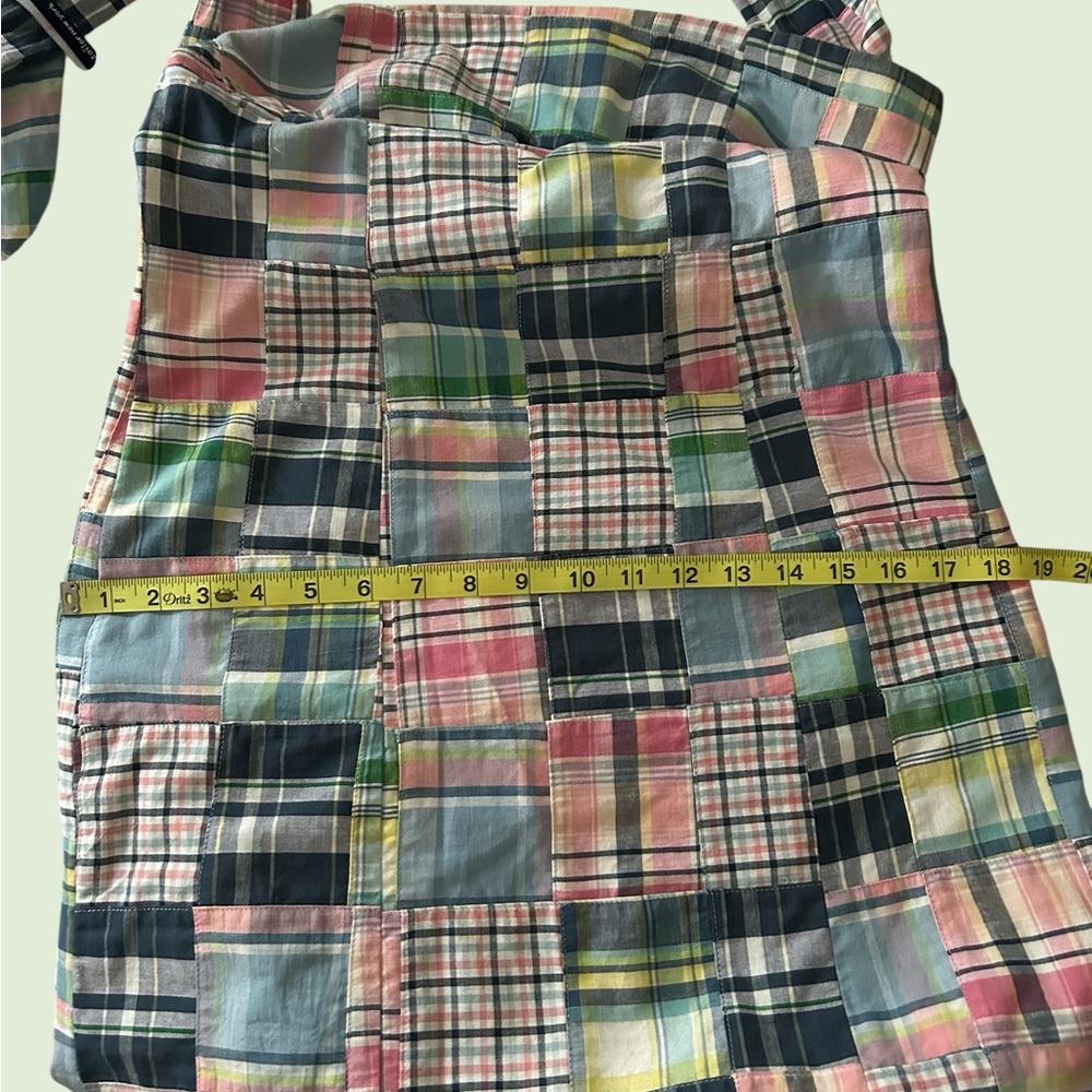TAILOR New York Cotton Madras Plaid Sleeveless Dress. Size: 6. $40. - Picture 8 of 10